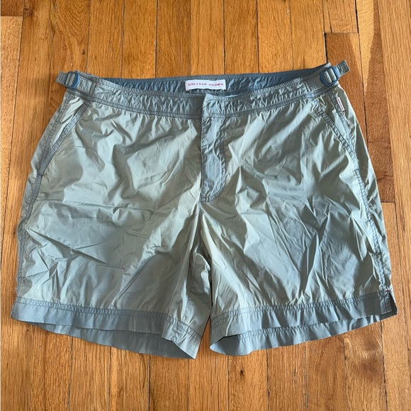 Orlebar Brown Other - ORLEBAR BROWN DANE Swim Shorts Mens 34 Teal Trunks Liner Zip Pockets *FADED*